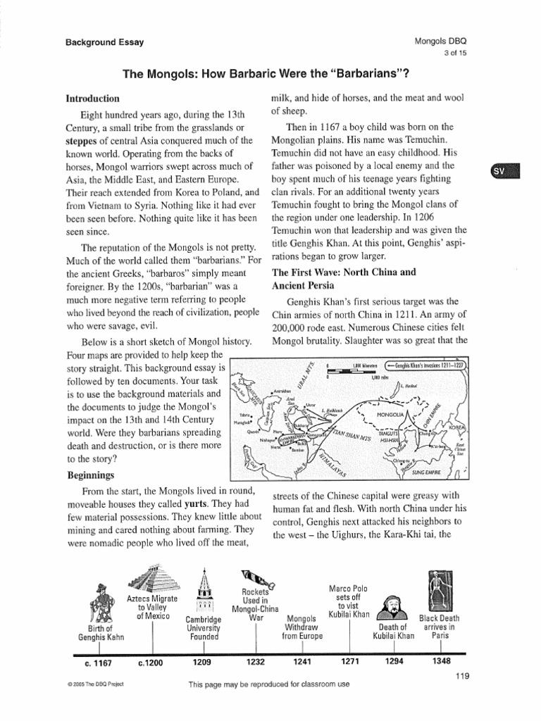 Mongols - Fiends or Brokers | PDF | Mongol Empire | Genghis Khan