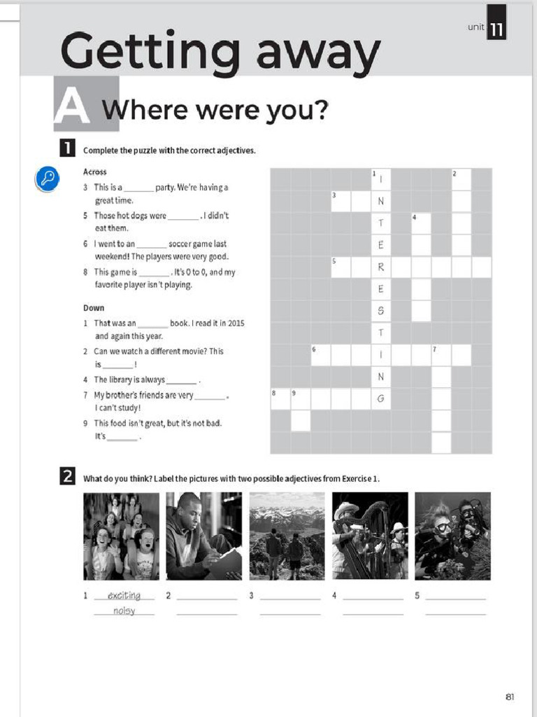 Workbook Unit 11 1a Pdf