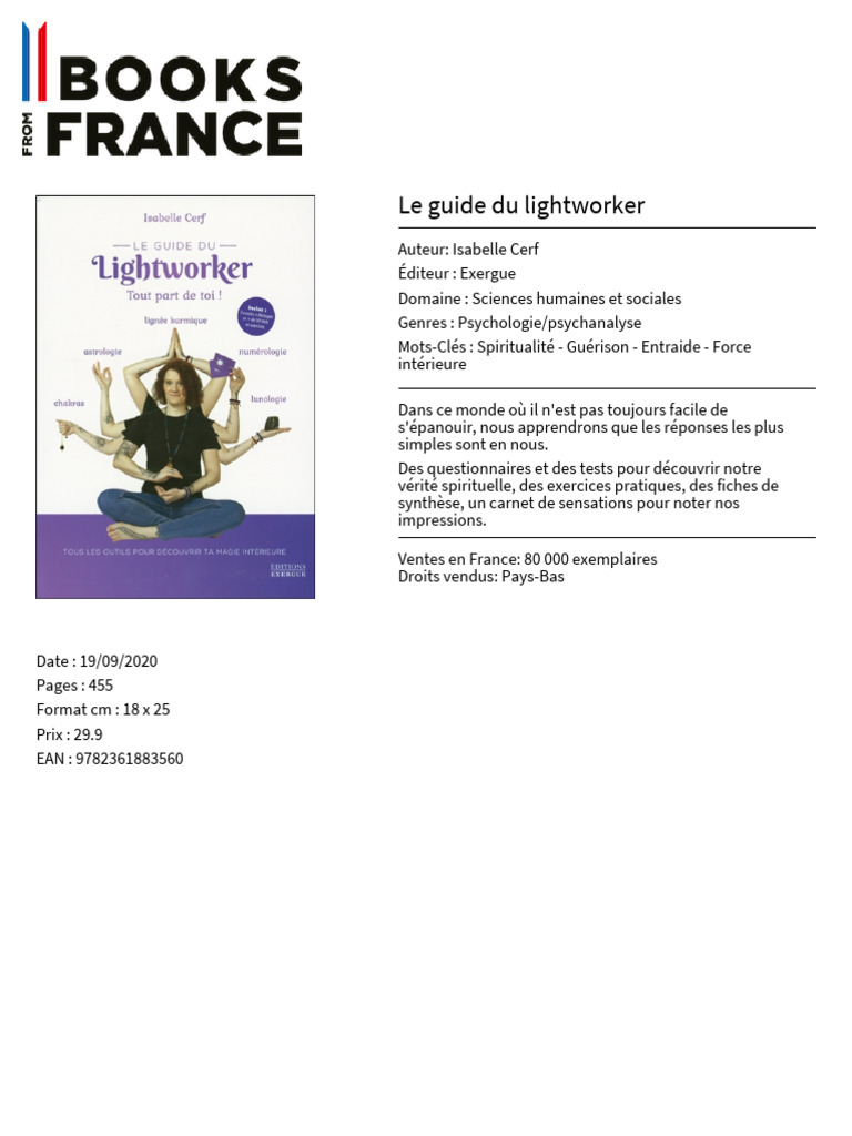 Guide du Lightworker par Isabelle Cerf | PDF
