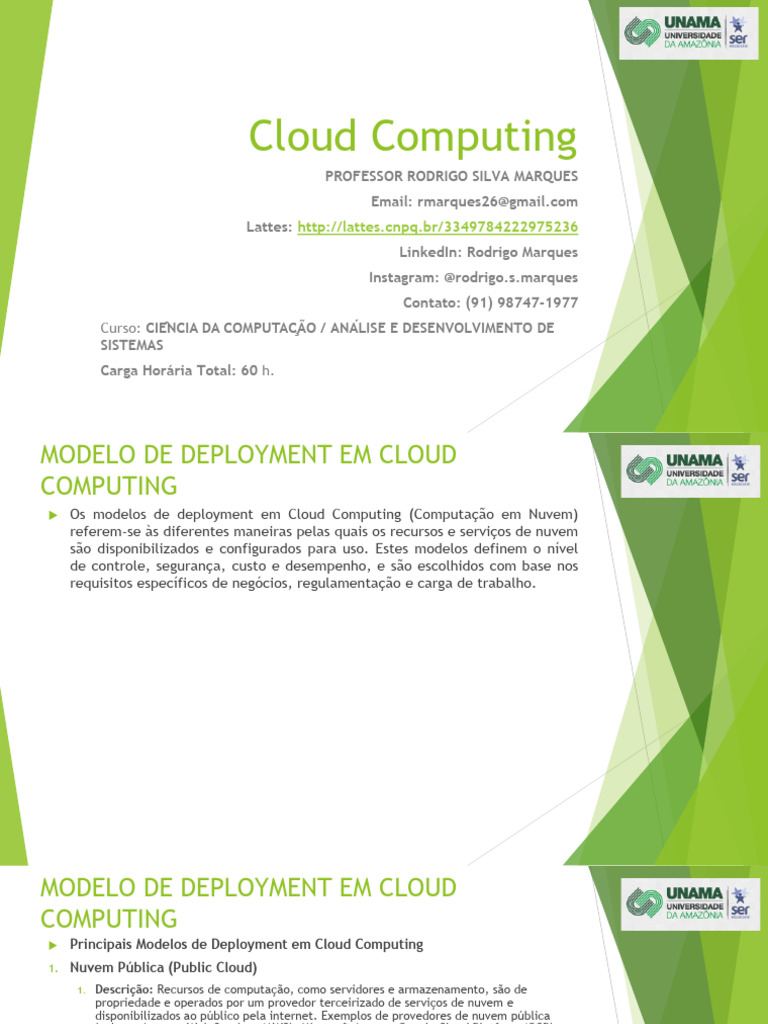 Modelos de Deployment em Cloud Computing | PDF | Computação em nuvem ...