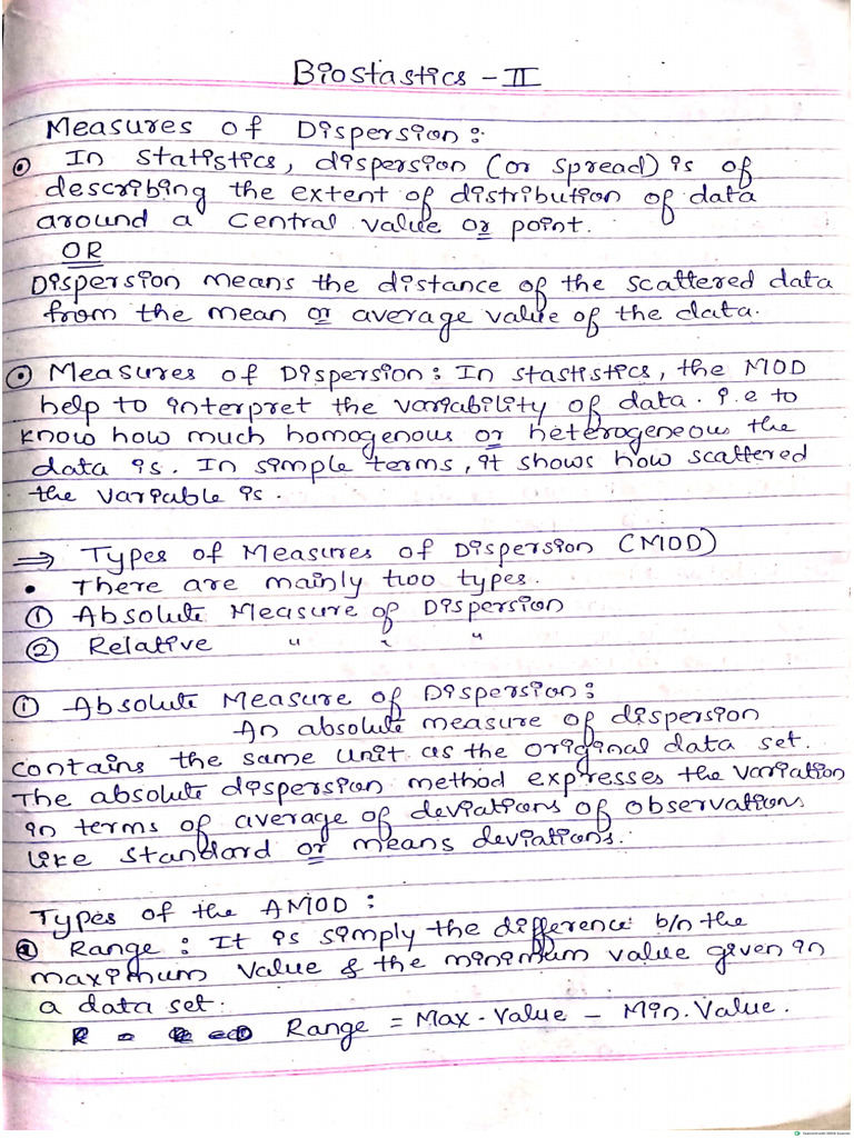 Biostatistics 2 | PDF