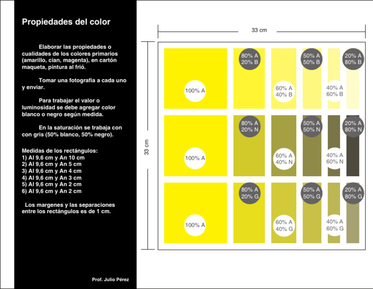 Guia Propiedades Del Color | PDF