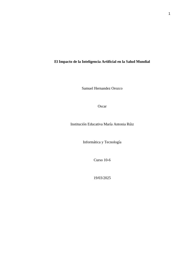 Impacto de La IA | PDF | Inteligencia artificial | Inteligencia (IA) y ...