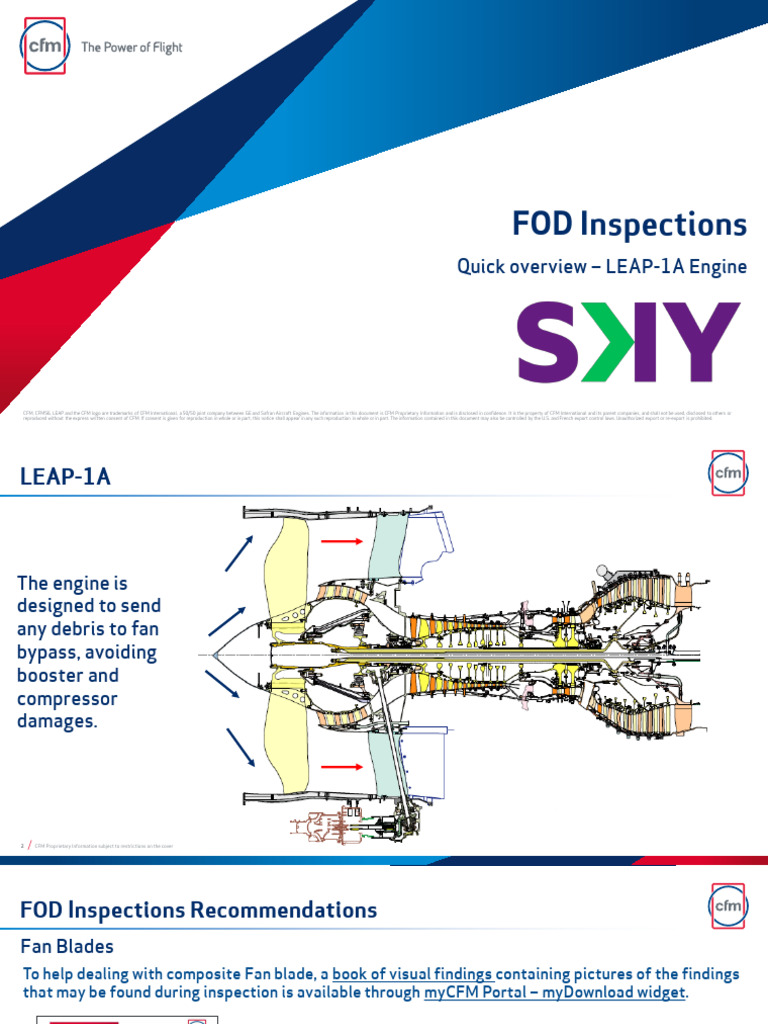 LEAP-1A Engine FOD Inspection Guide | PDF | Aviation | Rotating Machines