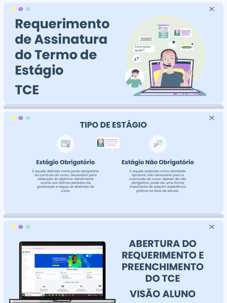 Como Preencher o TCE de Estágio | PDF | Estágio | Procura de Emprego