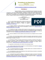 Administração Pública - Constituição Federal (do artigo 37 ao artigo 41)