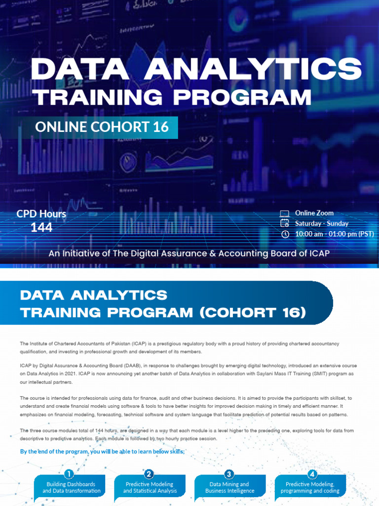 Data Analytics Training Program 2025 | PDF | Data Analysis | Analytics