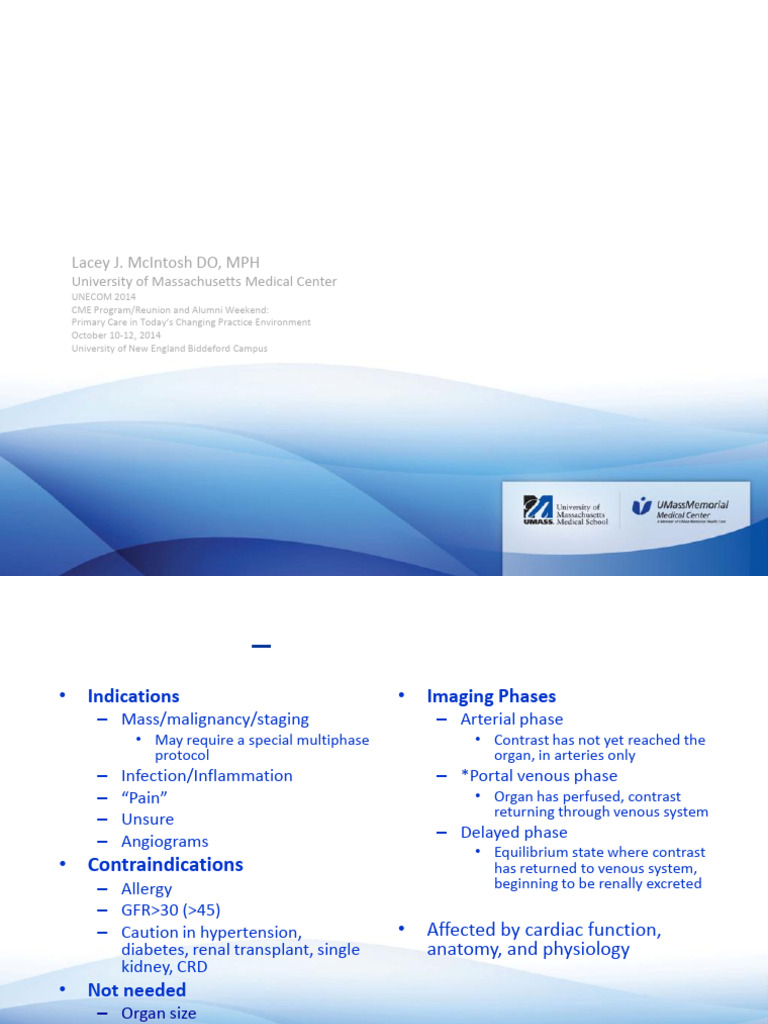 CT Protocols for Primary Care Diagnoses | PDF | Kidney | Ct Scan