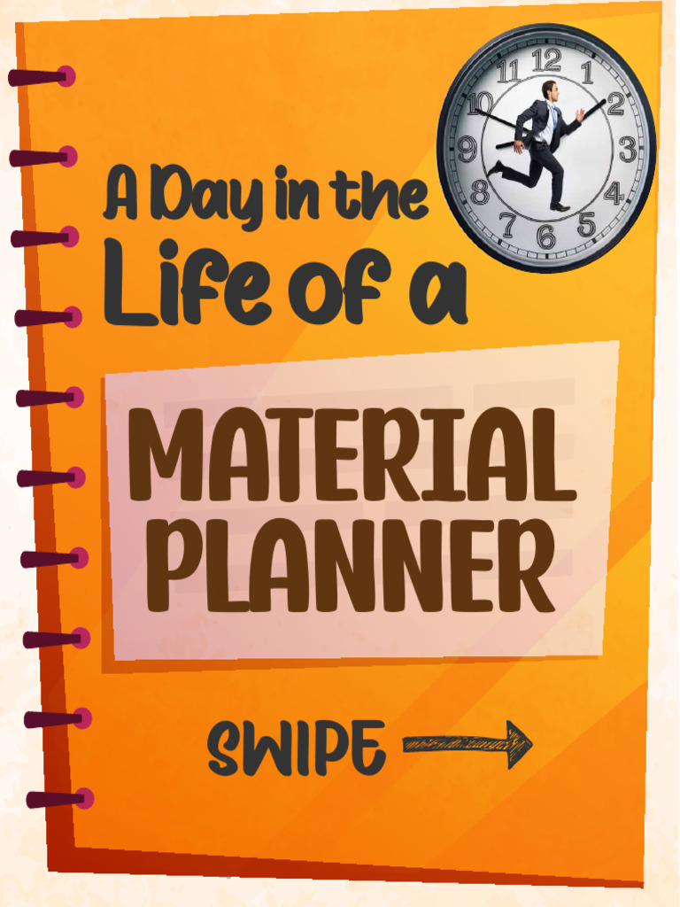 Daily Tasks of a Material Planner | PDF | Production And Manufacturing ...