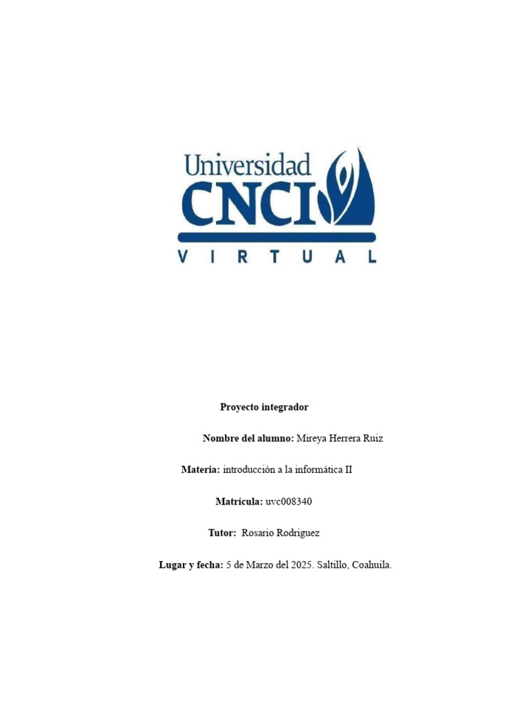 Proyecto Integrador de Informática II | PDF