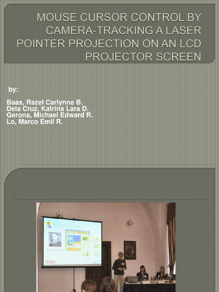 Laser Pointer Driven Mouse | PDF