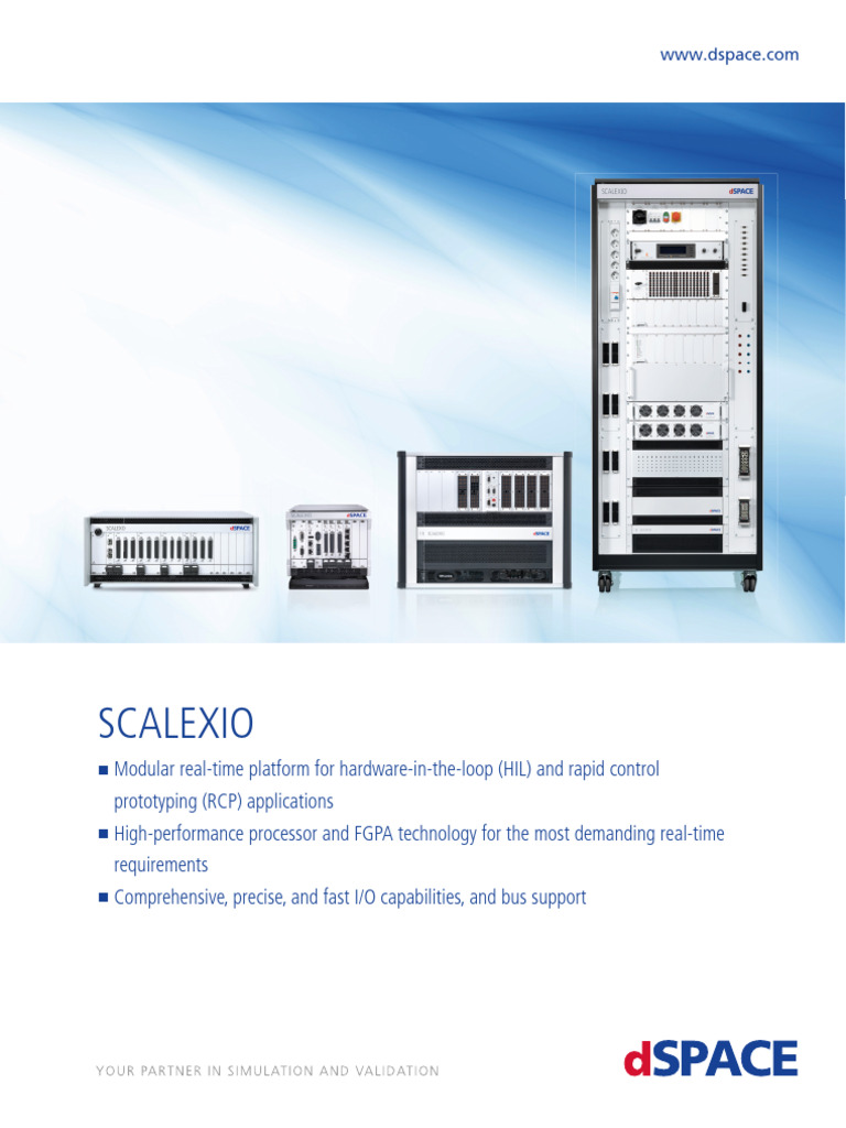 dSPACE SCALEXIO Product-Information 2022-10 EN | PDF | Field ...