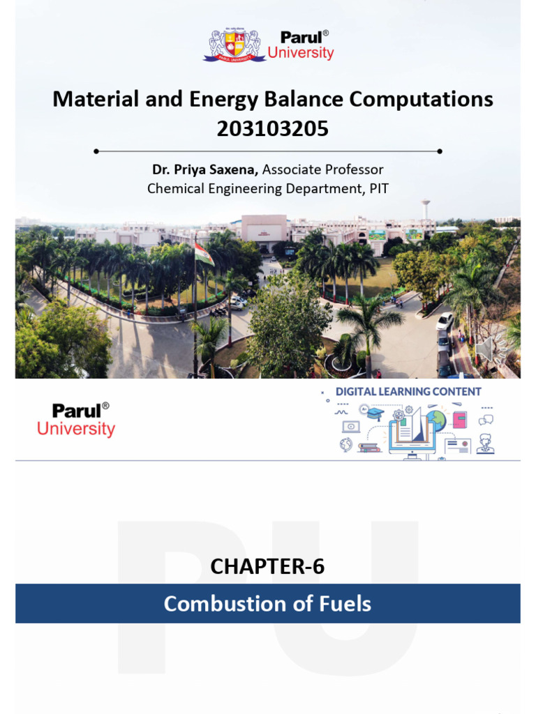 Fuel Combustion and Energy Analysis Guide | PDF | Combustion | Fuels