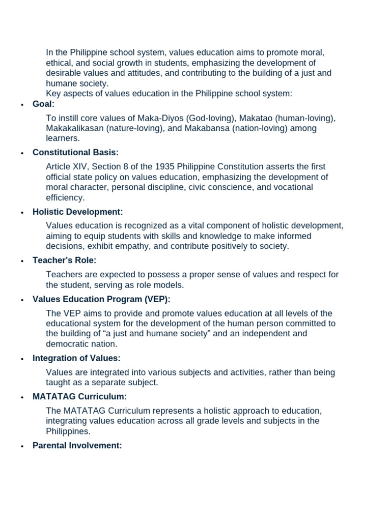 In the Philippine school system | PDF | Citizenship | Learning