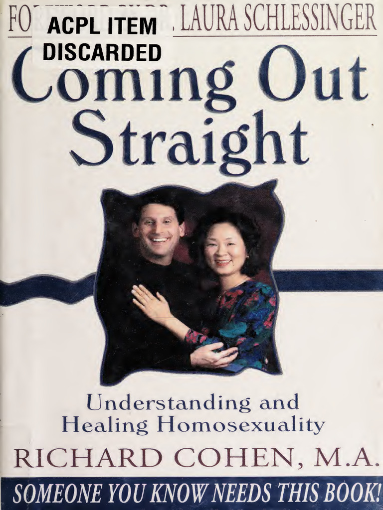 Coming Out Straight Richard Cohen PDF Homosexuality Psychology