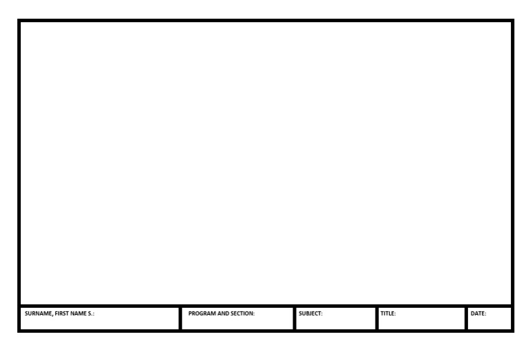 Drawing Template | PDF