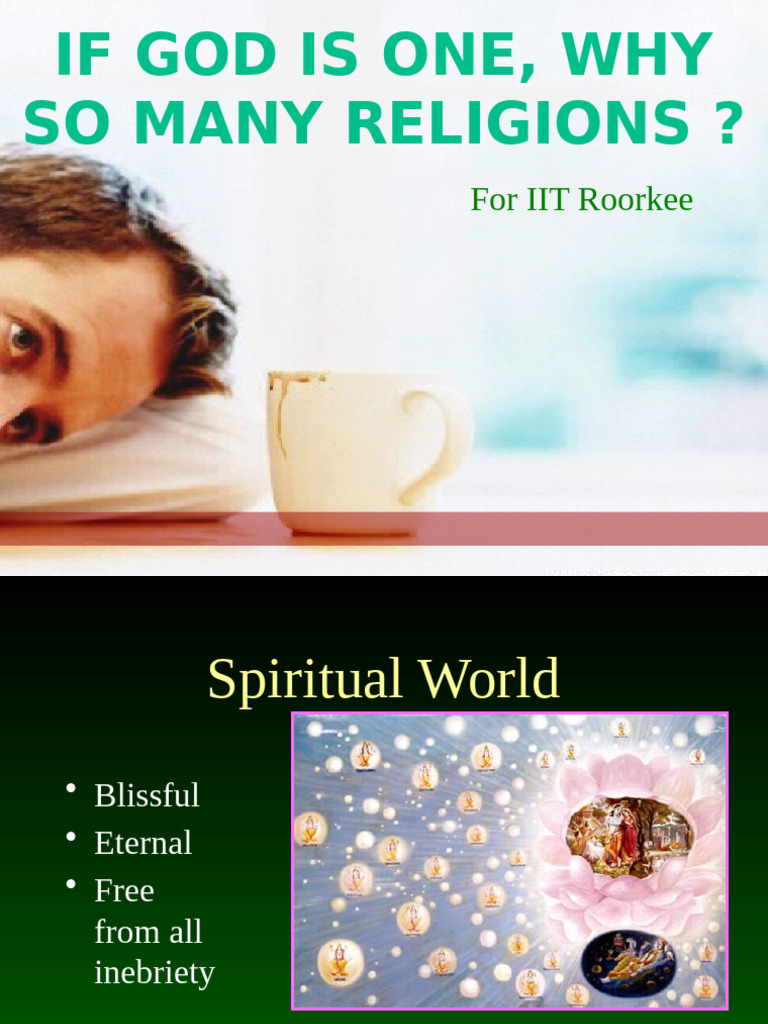 Session 6 If God Is One Why So Many Religions | PDF | Dharma | Sacrifice