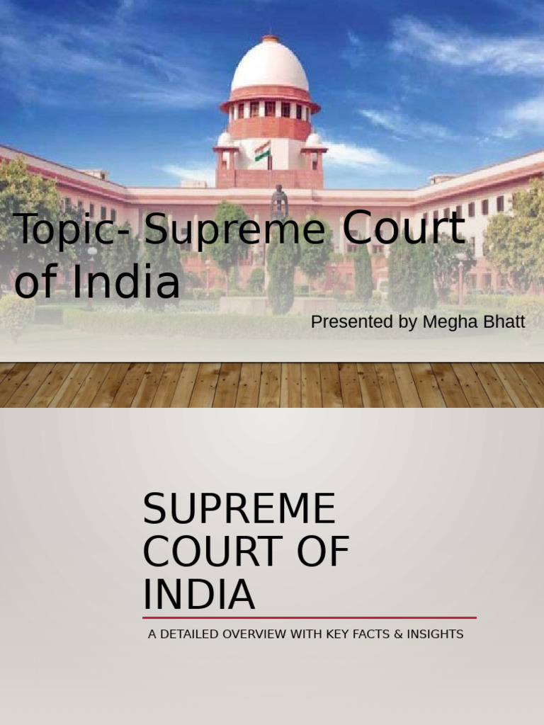 Overview of India's Supreme Court | PDF | Supreme Court Of India | Appeal