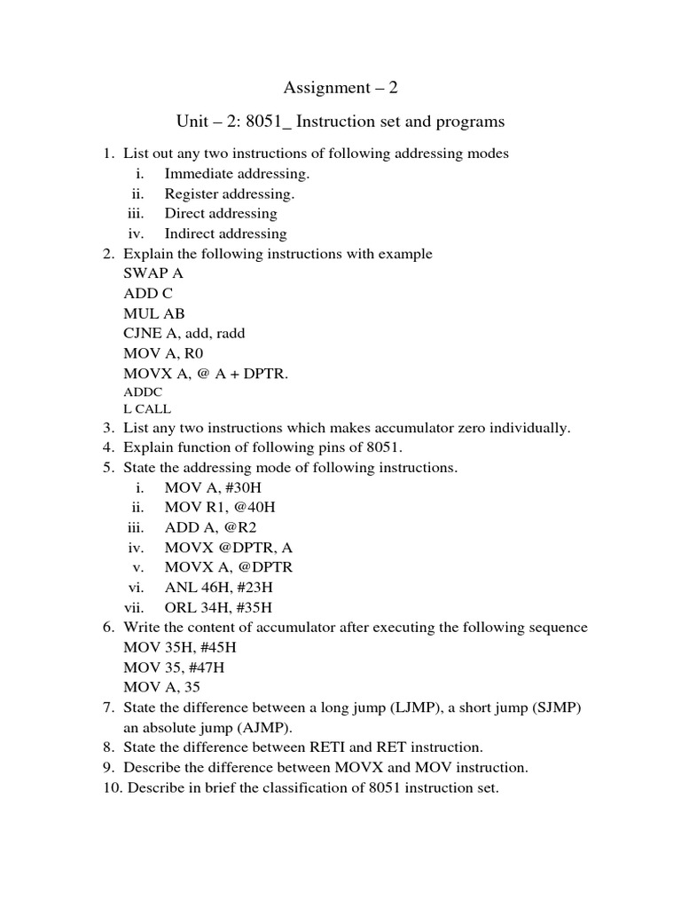 Assignment Unit 2 Pdf