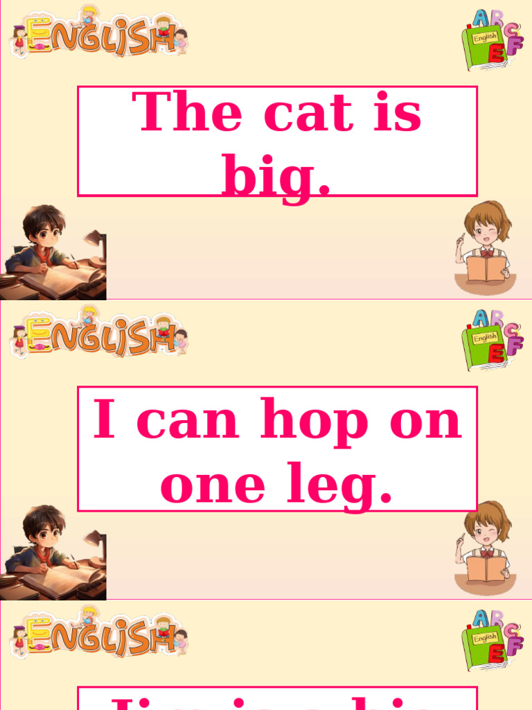 Reading Sentence - 3 | PDF