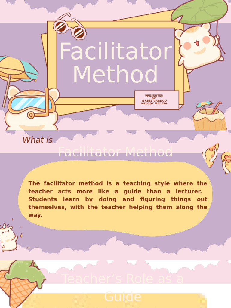 Teacher vs. Facilitator Methods | PDF