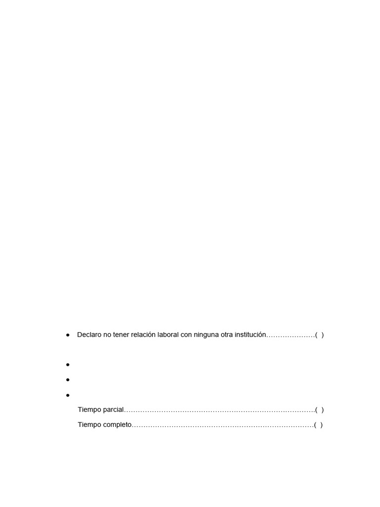 Declaracion Jurada Personal de Servicio de Enseñanza | PDF