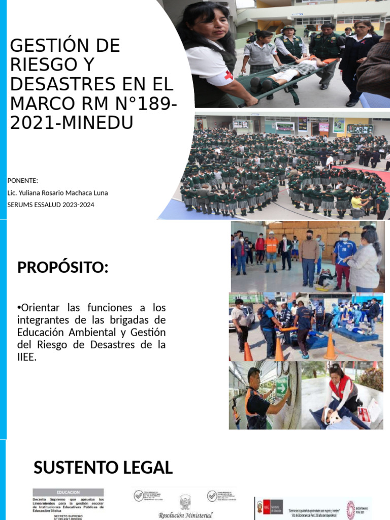 Gestión de Riesgo de Emergencias y Desastres | PDF | Reanimación ...