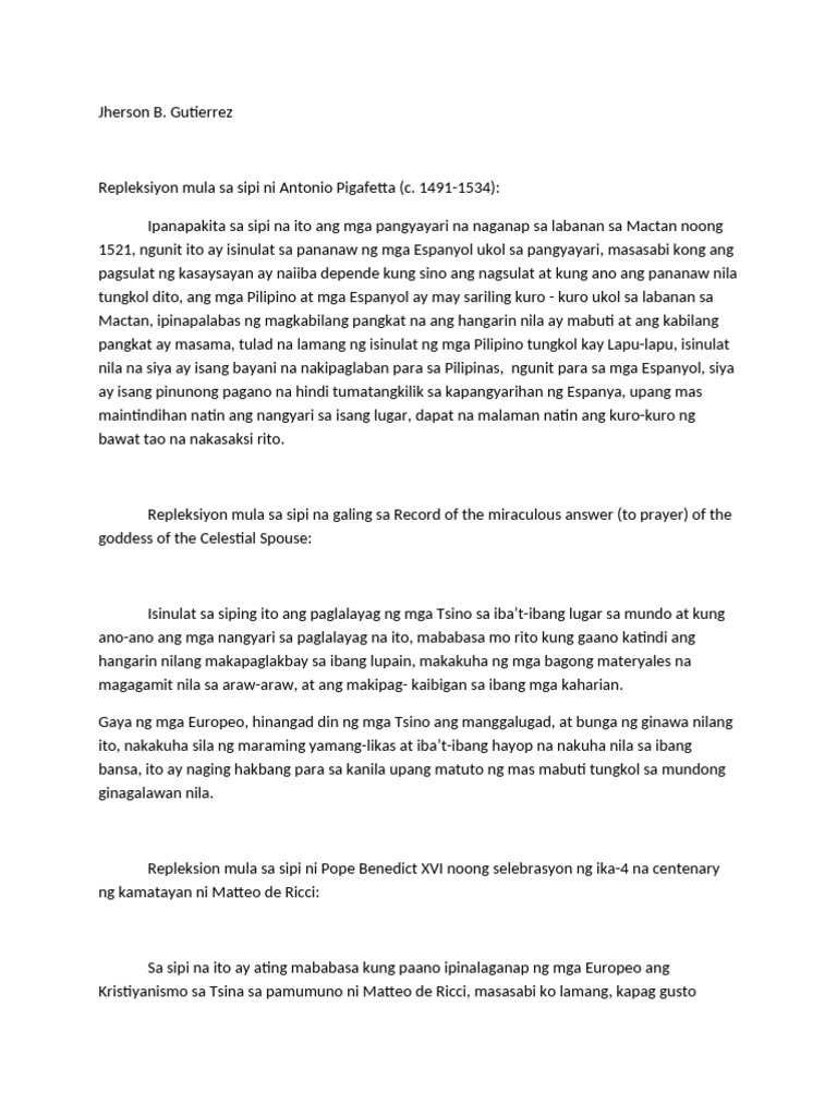 Repleksiyon | PDF