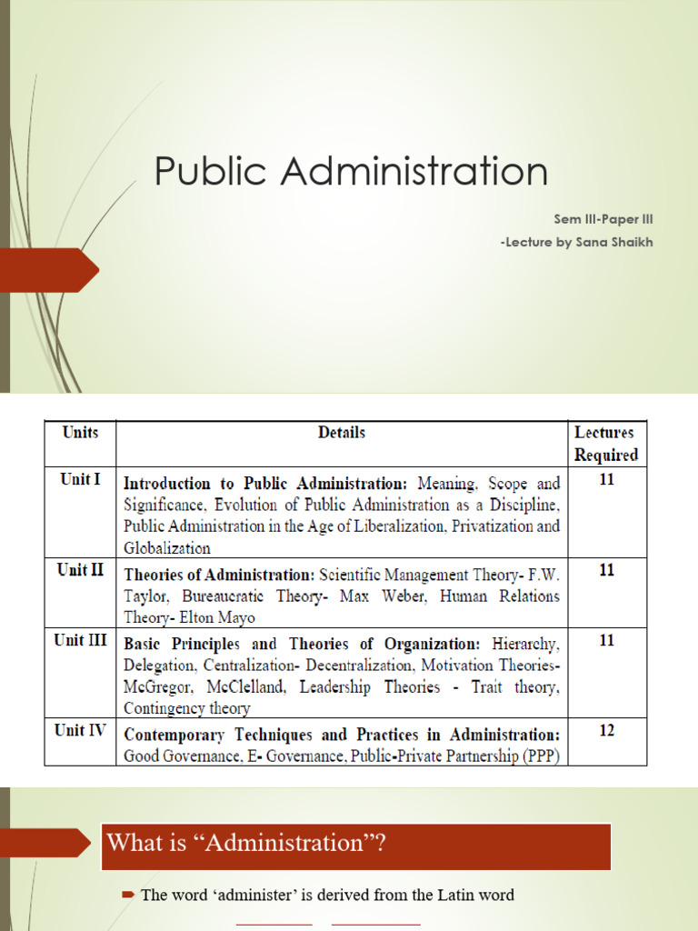 Understanding Public Administration Concepts | PDF | Theory | Economies