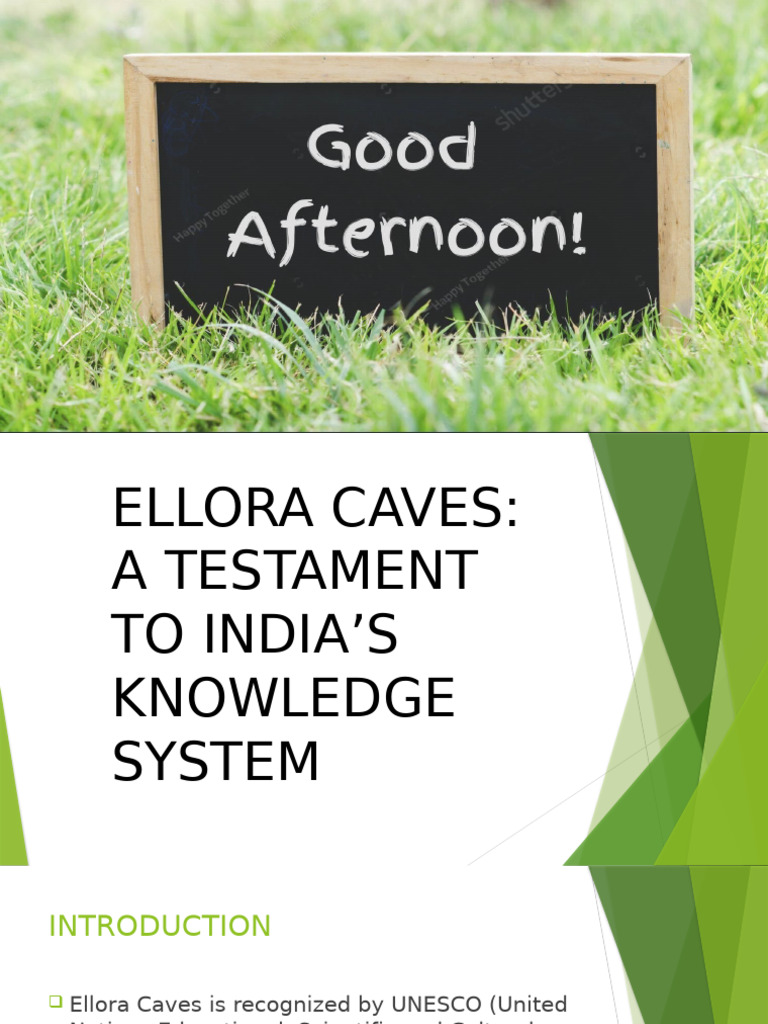 Ellora Caves: India's Architectural Heritage | PDF