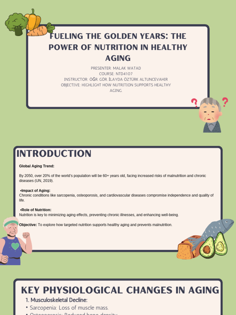 Nutrition Strategies for Healthy Aging | PDF | Nutrition | Diet & Nutrition