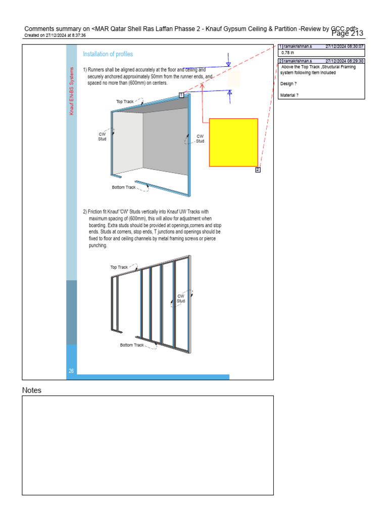 Dry Wall Timber GCC Remark | PDF | Door | Framing (Construction)
