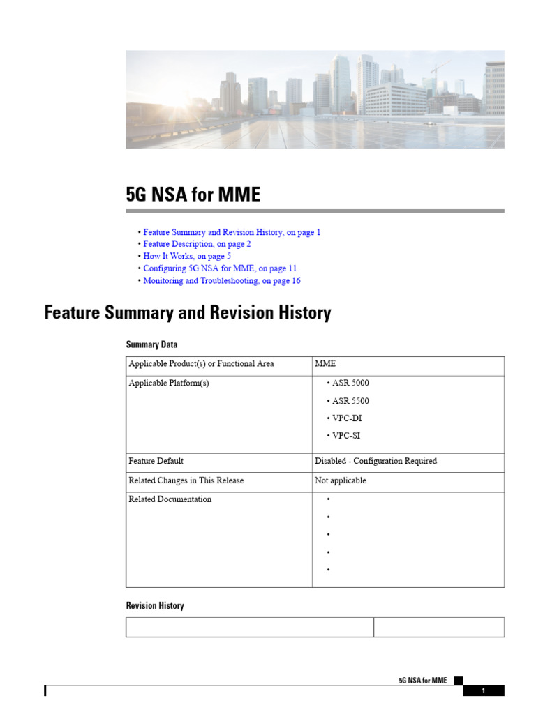 NSA - 21 16 5G NSA Solution | PDF | Network Protocols | Digital Technology