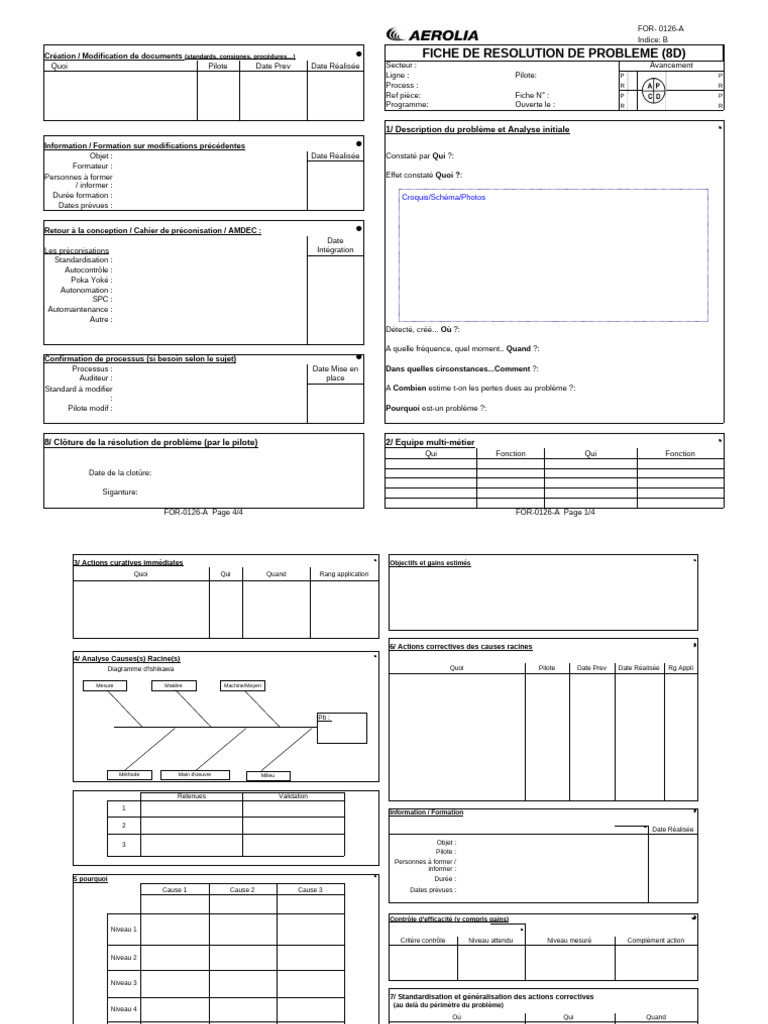 Fiche de Résolution de Problème 8D | PDF