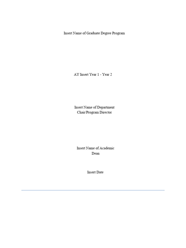 University of Houston Graduate Program Self-Study | PDF | Full Time ...