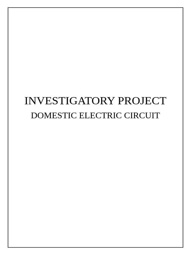 Understanding Domestic Electric Circuits | PDF | Fuse (Electrical ...