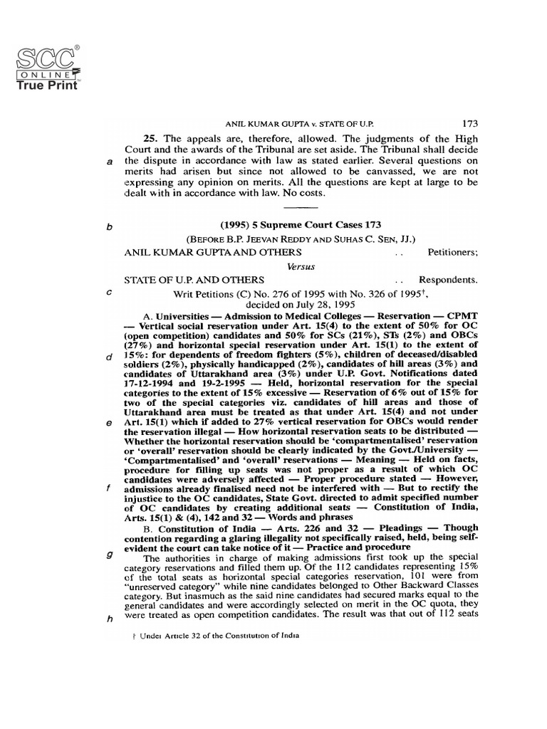 Supreme Court Judgment on Modak Case | PDF | Supreme Court Of India ...