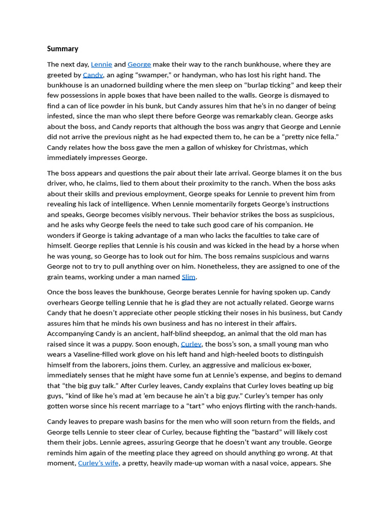 Section 2 Mice and Men | PDF