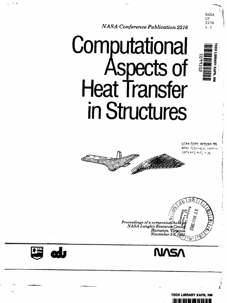 パソコンテキスト Text) Computational Aspects of Heat Transfer in Structures