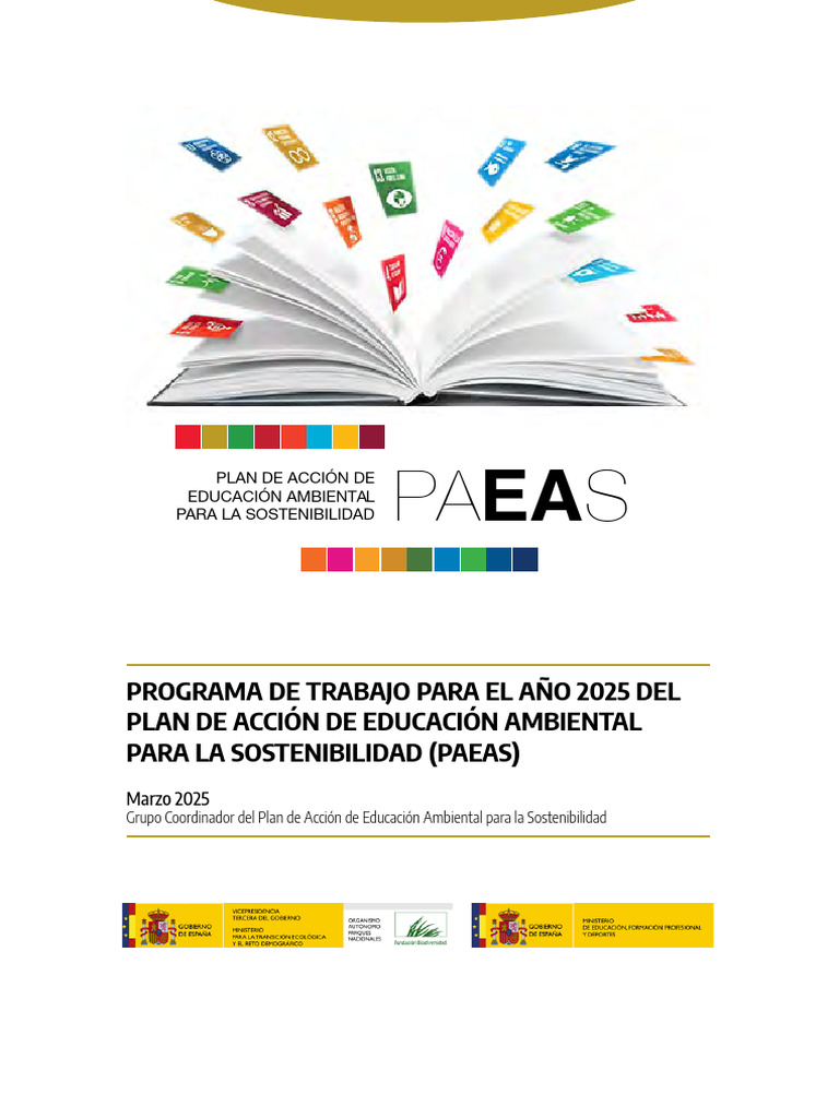Programa 2025 de Educación Ambiental PAEAS | PDF | Sustentabilidad ...