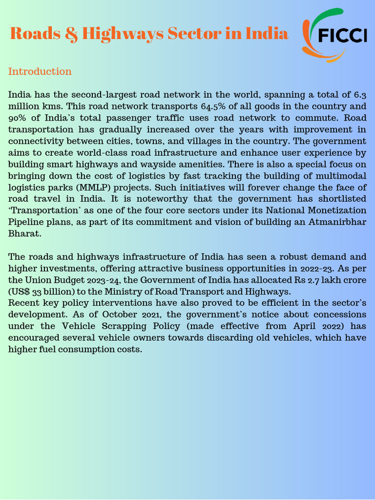 Road Transport Developments in India | PDF | Transport