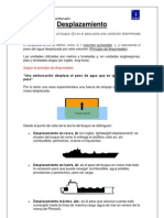 Escuela Nacional de Marina Mercante: Desplazamiento y sus tipos