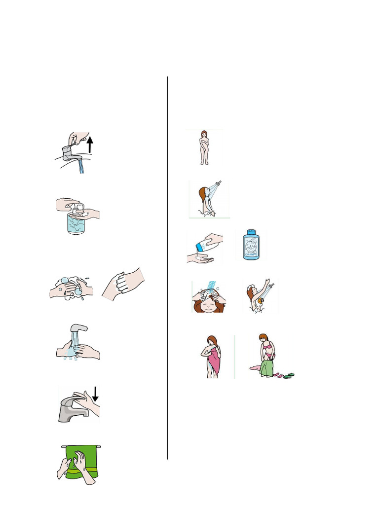 Rutinas de Higiene con Pictogramas | PDF
