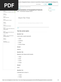 Chapter 1_ Representation of Geographical Features _ Solutions for Goyal Brothers Prakashan Geography by Veena Bhargava Class 7 ICSE _ KnowledgeBoat