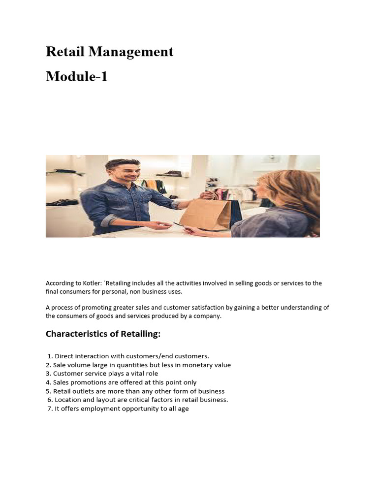Understanding Retail Management Essentials | PDF | Retail | Pricing