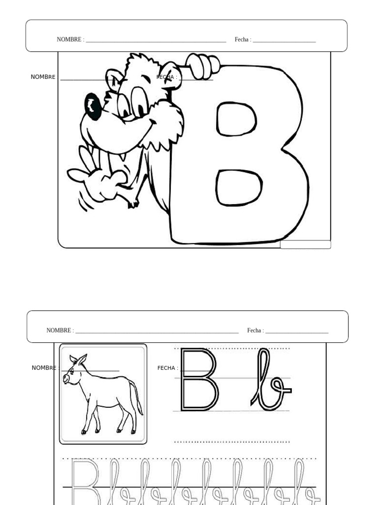 Letra B | PDF