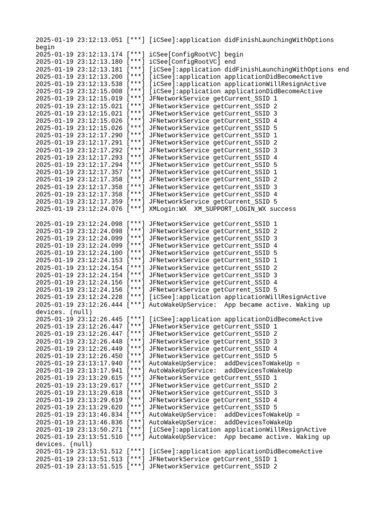 iCSee App Activity Log Analysis | PDF