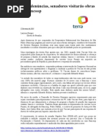 Após denuncias Senadores visitarão obras Bancoop