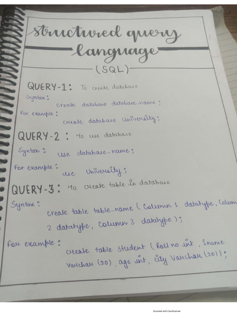 Structure Query | PDF