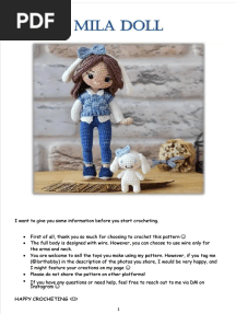 Bambola mila crochet